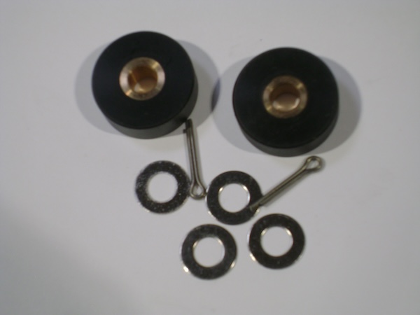 uzd-rte-nylon-roller-1230G Nylon Roller Kit with Washers and Cotter Pins